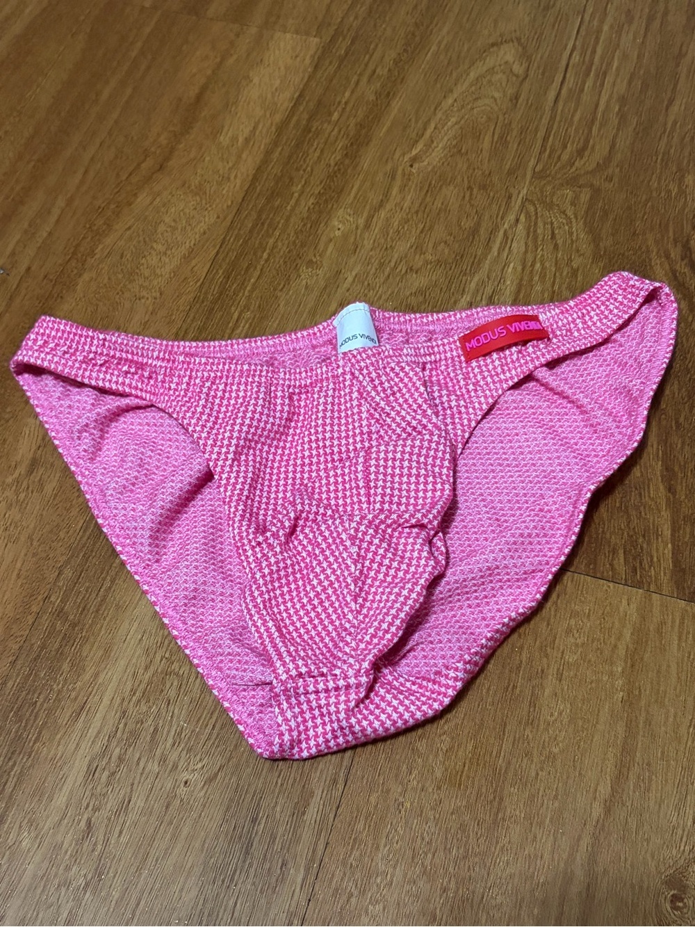 Modus Vivendi Pied de Coq Low Cut Briefs Size Large NWT